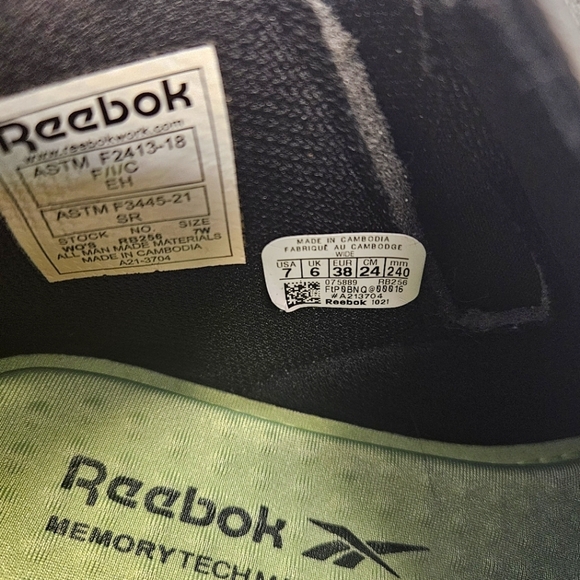 Reebok Ever Road 3.0 DMX Work Safety High Top Slip-On Womens Shoes - Picture 8 of 9